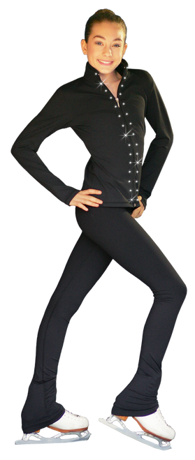 Chloe Noel PS735 Solid Color Pants Over the Boot with Crystals
