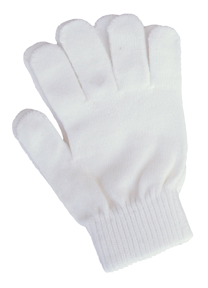 A&R White knit Gloves