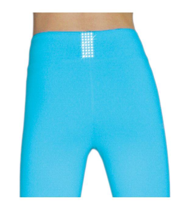 PS711 Solid Color Skinny Yoga Off Ice Elite Figure Skating Pants w/ Front Pocket