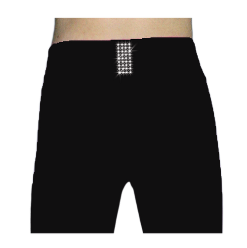 Chloe Noel PS735 Solid Color Pants Over the Boot with Crystals