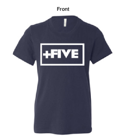 Plus Five Never Settle For Less Youth T-shirt