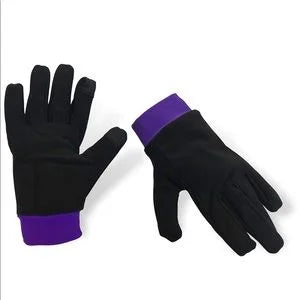 Purple ColorFlow Water-resistant Gloves With Touchscreen Fingertips