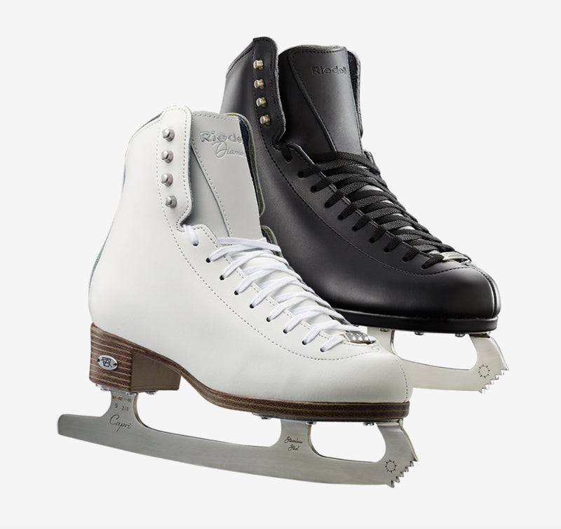 Riedell 133 Diamond White Ladies Skates with Capri Blades