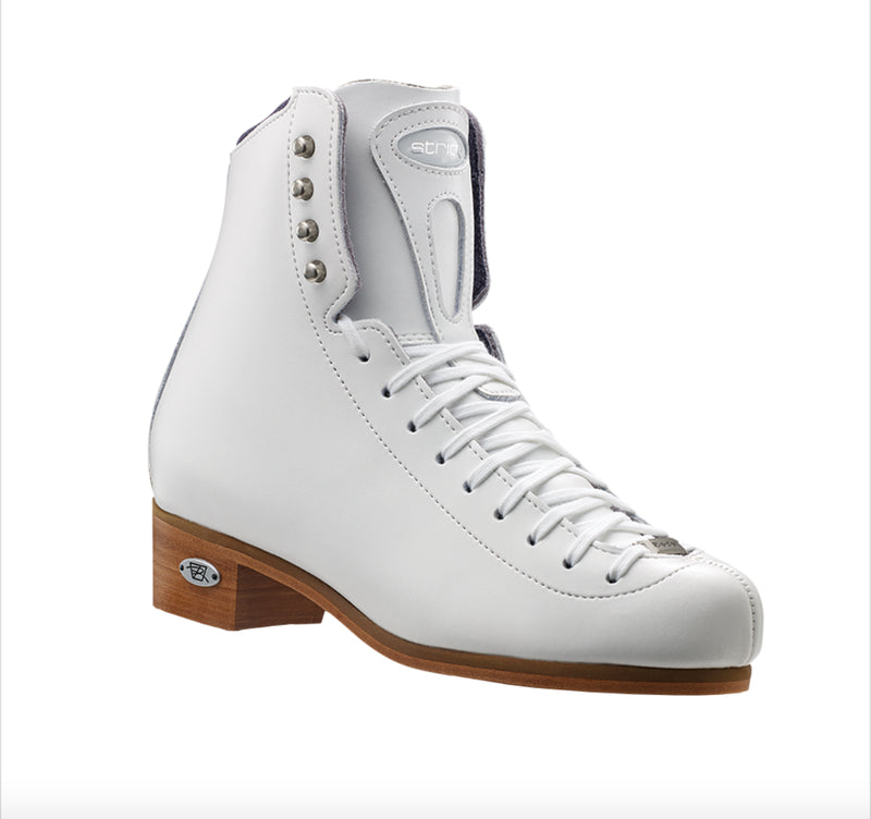 Riedell 223 Stride White Ice Skate Boots