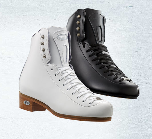 Riedell 23 Stride Jr. Size Black Ice Skating Boots