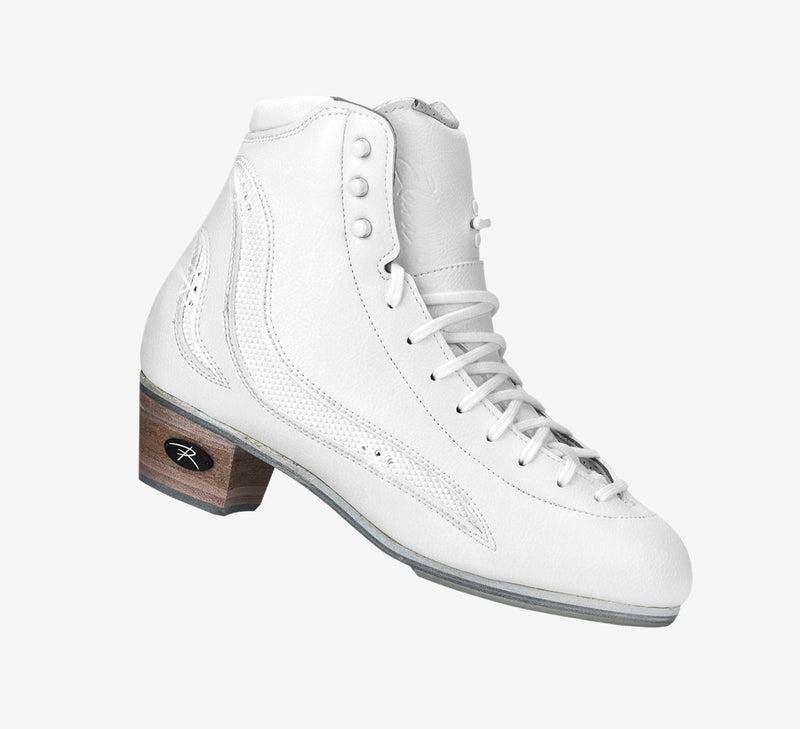 Riedell Elara White Ice Skating Boots