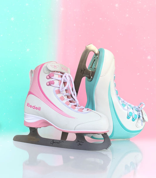 Riedell 615 Soar Pink Junior Size Soft Skate