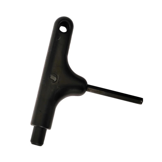 T Wrench for changing inline wheels and bearings