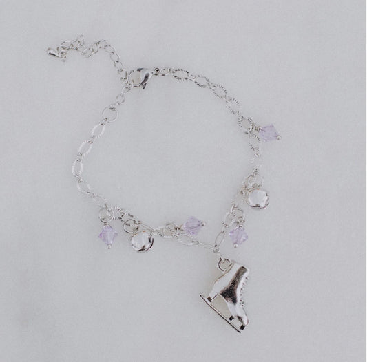 Brilliance & Melrose lilac Charming skating bracelet