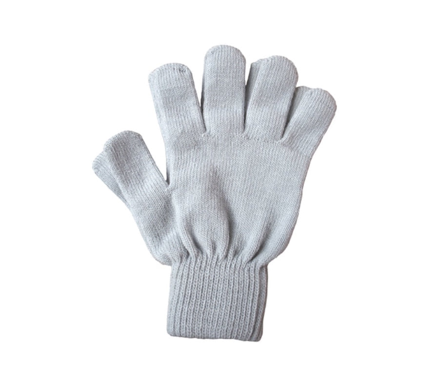 A&R grey knit gloves
