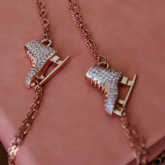Brilliance and Melrose Golden Skating Love Bracelet