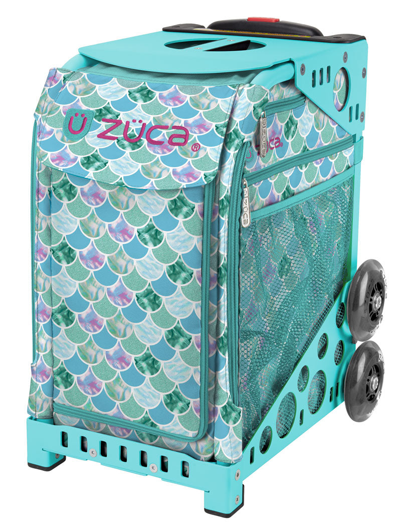 Zuca KOKOMO Mermaid Bag LIMITED EDITION Aqua Frame W/ Lunchbox