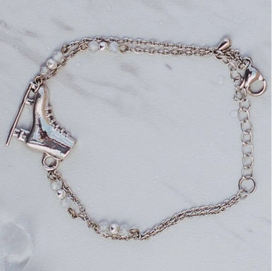 Brilliance & Melrose Skating Bracelet with Tiny Mini Crystals