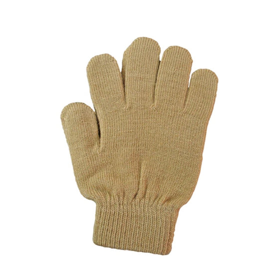 A&R tan knit gloves
