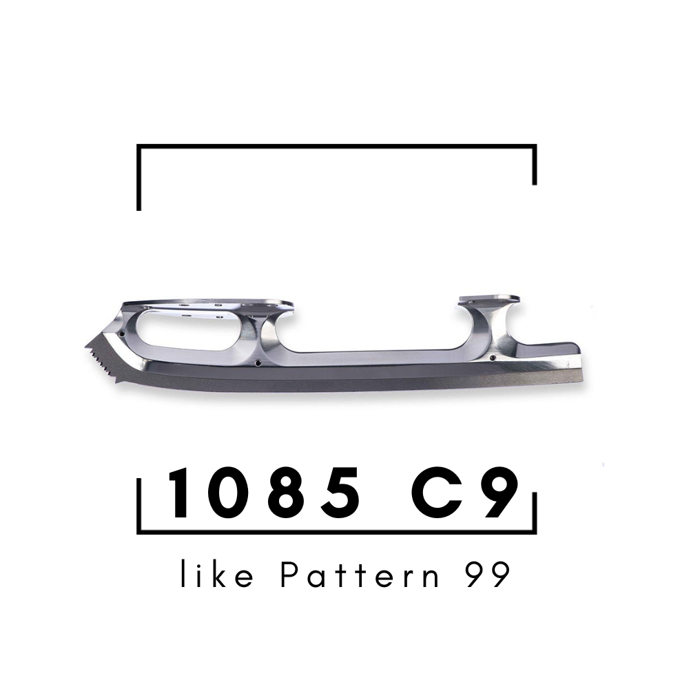 Paramount C9 like Pattern 99 Profile Carbon Steel Figure Skating Blade ...
