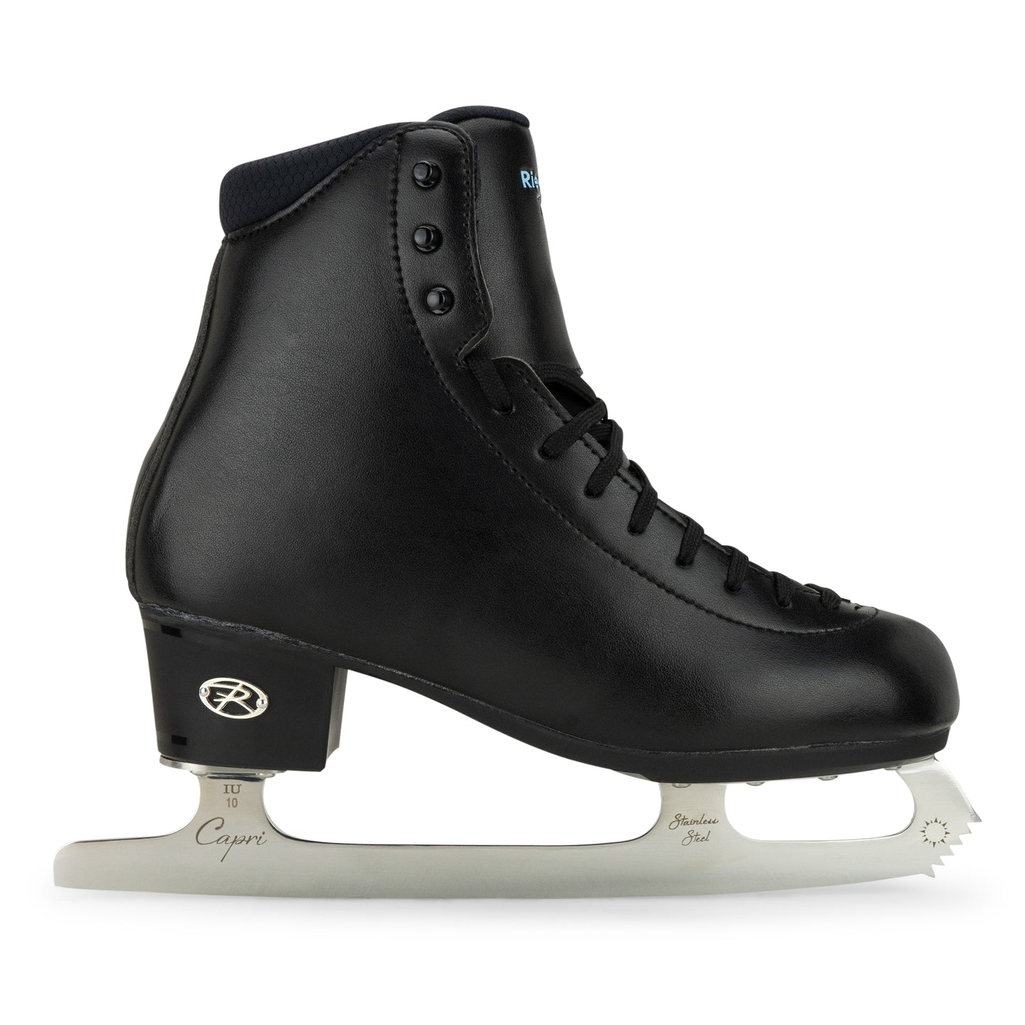 New for 2023! Riedell Black Topaz Ice Figure Skating Skate