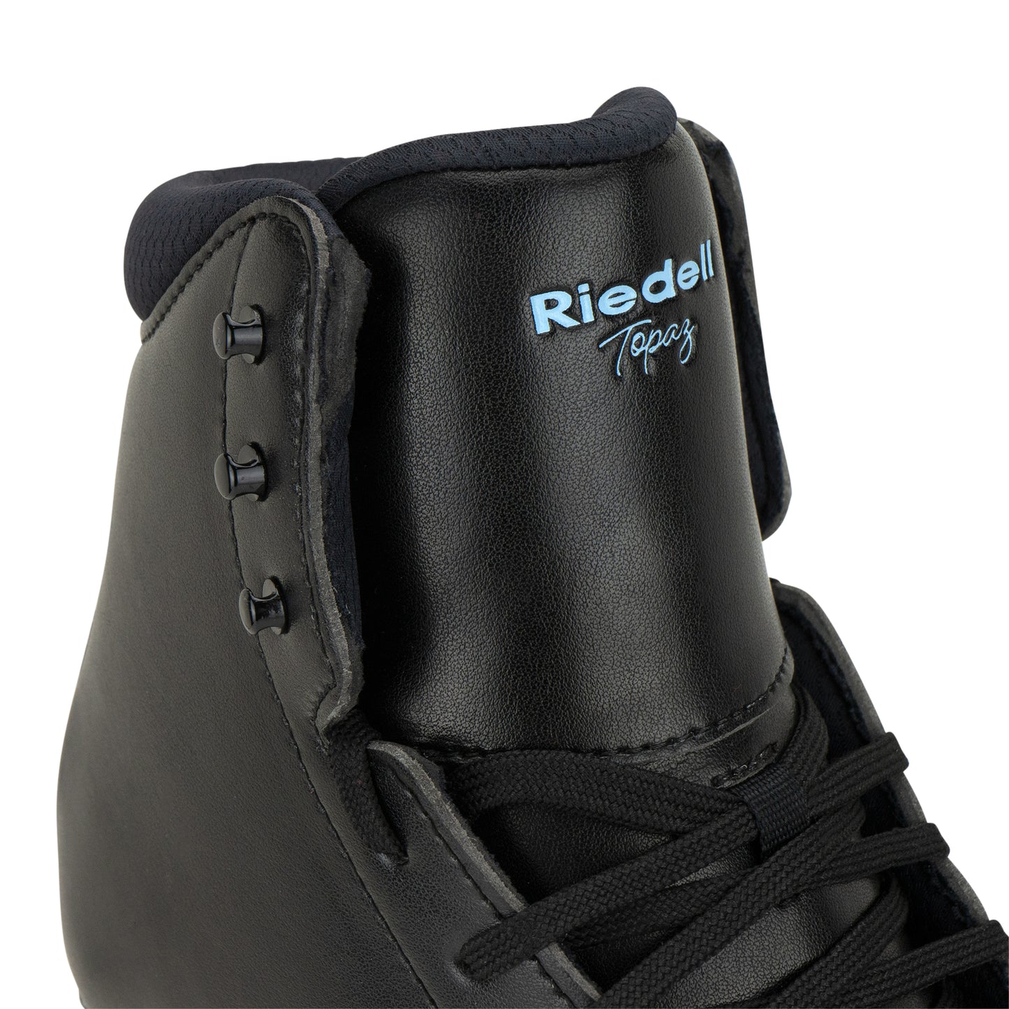 New for 2023! Riedell Black Topaz Ice Figure Skating Skate